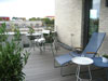 Dachterrasse mit Liegestuhl